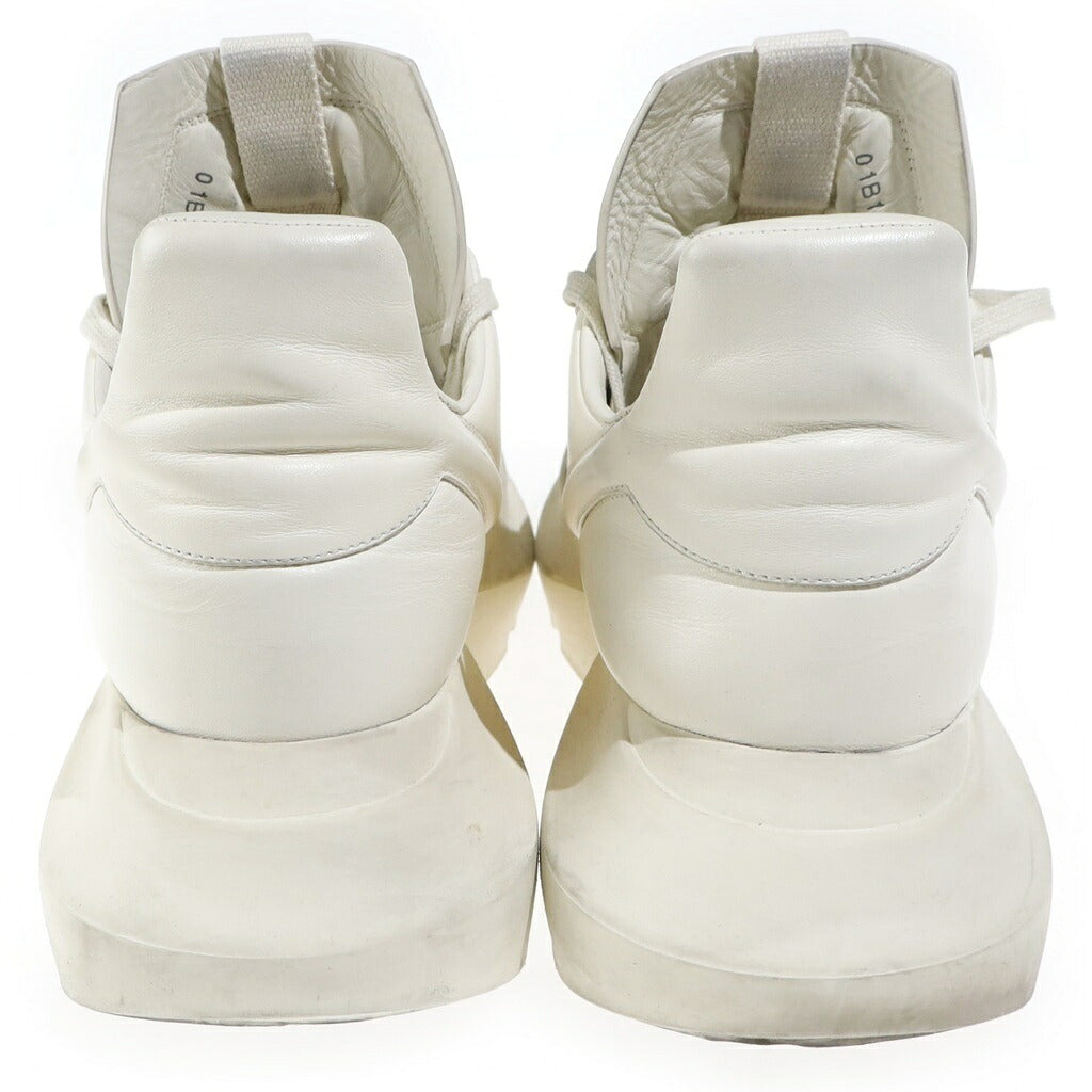 Rick Owens(リックオウエンス) 22AW STROBE GETH RUNNER ストロボ ゲス ランナー ローカットスニーカー ホワイト RU01B1814