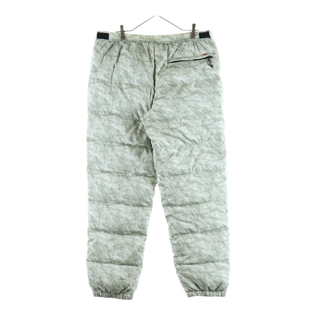 SUPREME(シュプリーム) 19AW ×THE NORTH FACE Paper Print Nuptse Pants ザ ノースフェイス ペーパープリント ヌプシパンツ グレー ND91805I