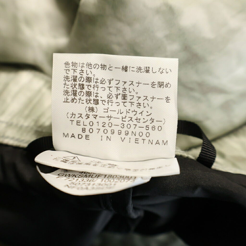 SUPREME(シュプリーム) 19AW ×THE NORTH FACE Paper Print Nuptse Pants ザ ノースフェイス ペーパープリント ヌプシパンツ グレー ND91805I