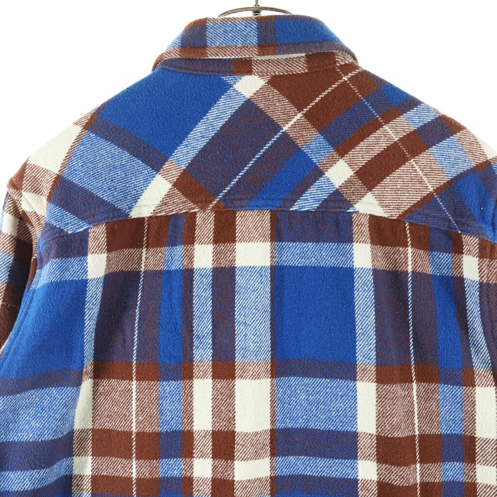 SUPREME(シュプリーム) 14AW Heavyweight Plaid Shirt ヘビーウェイト プレイド フランネル 長袖チェック シャツ ブラウン