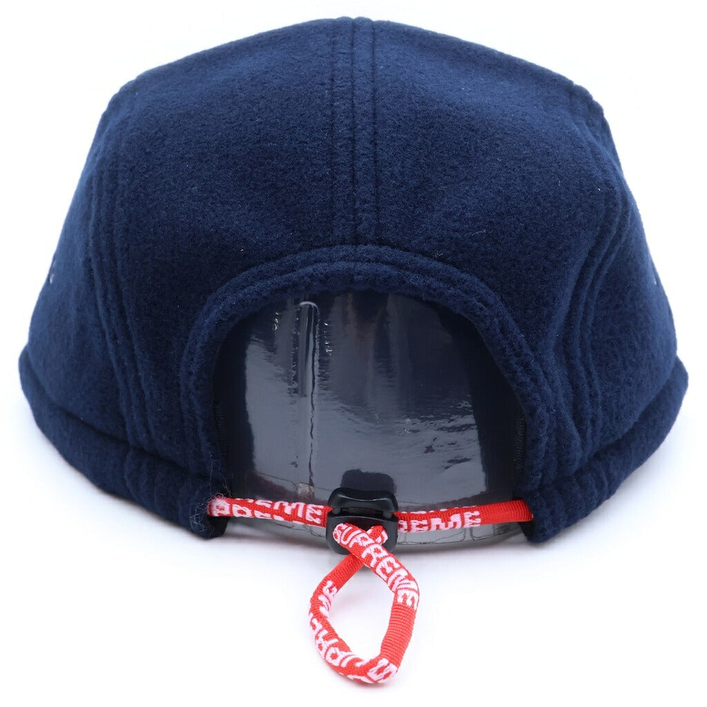 SUPREME(シュプリーム) 18AW Fleece Pullcord Camp Cap フリース プルコード キャンプキャップ ネイビー