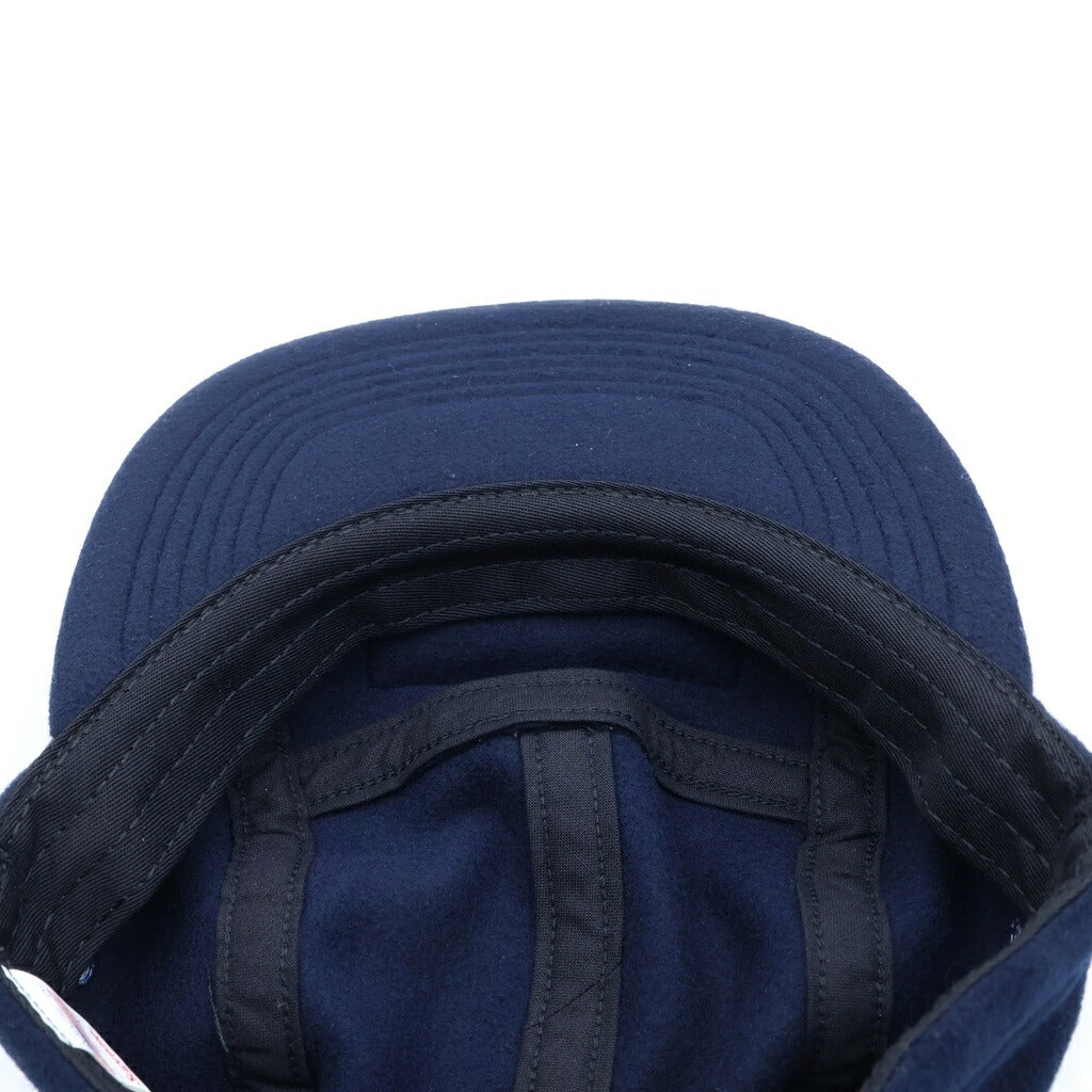 SUPREME(シュプリーム) 18AW Fleece Pullcord Camp Cap フリース プルコード キャンプキャップ ネイビー