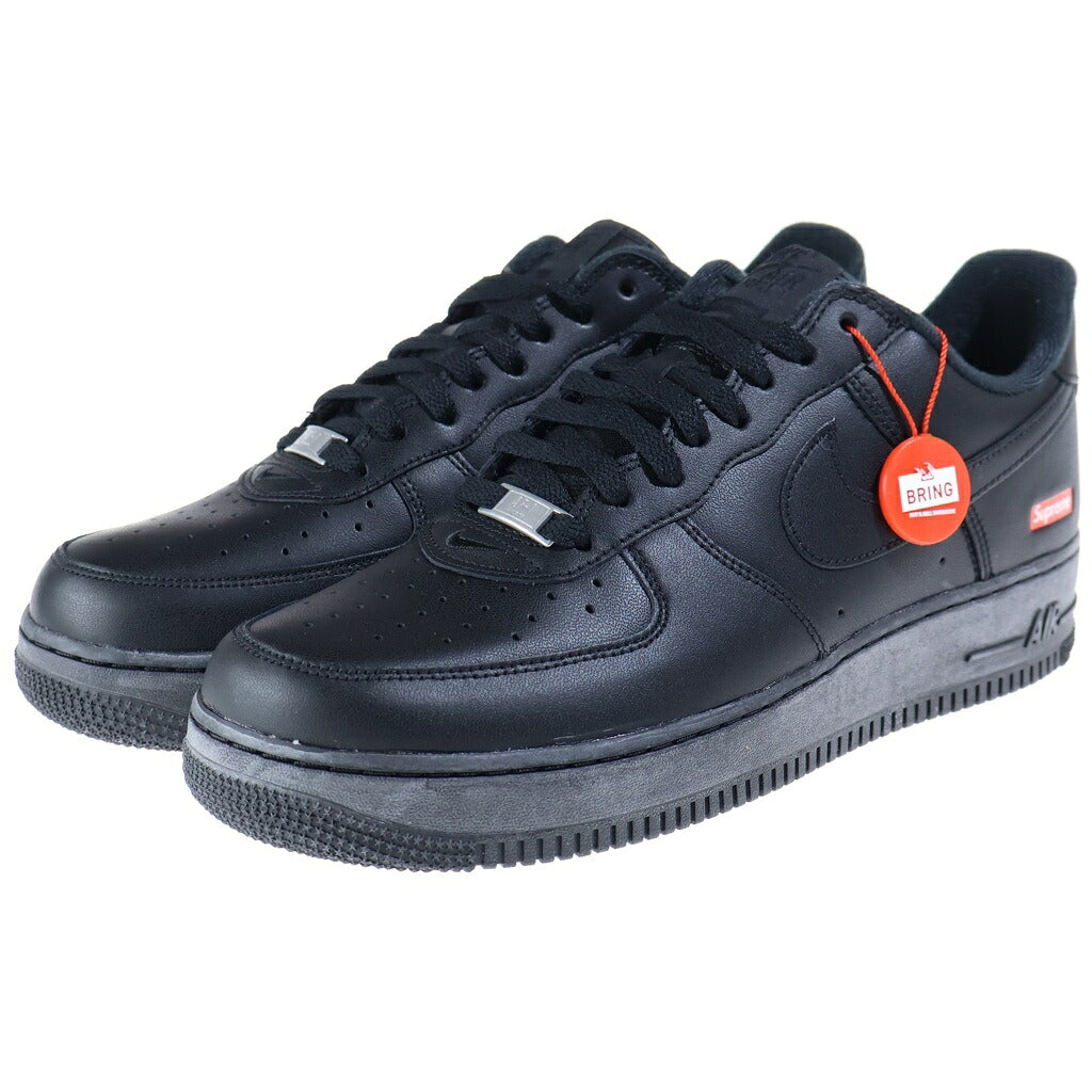 SUPREME(シュプリーム) ×SUPREME AIR FORCE LOW シュプリーム エアフォース 1 ローカットスニーカー ブラック US10/28cm CU9225-001