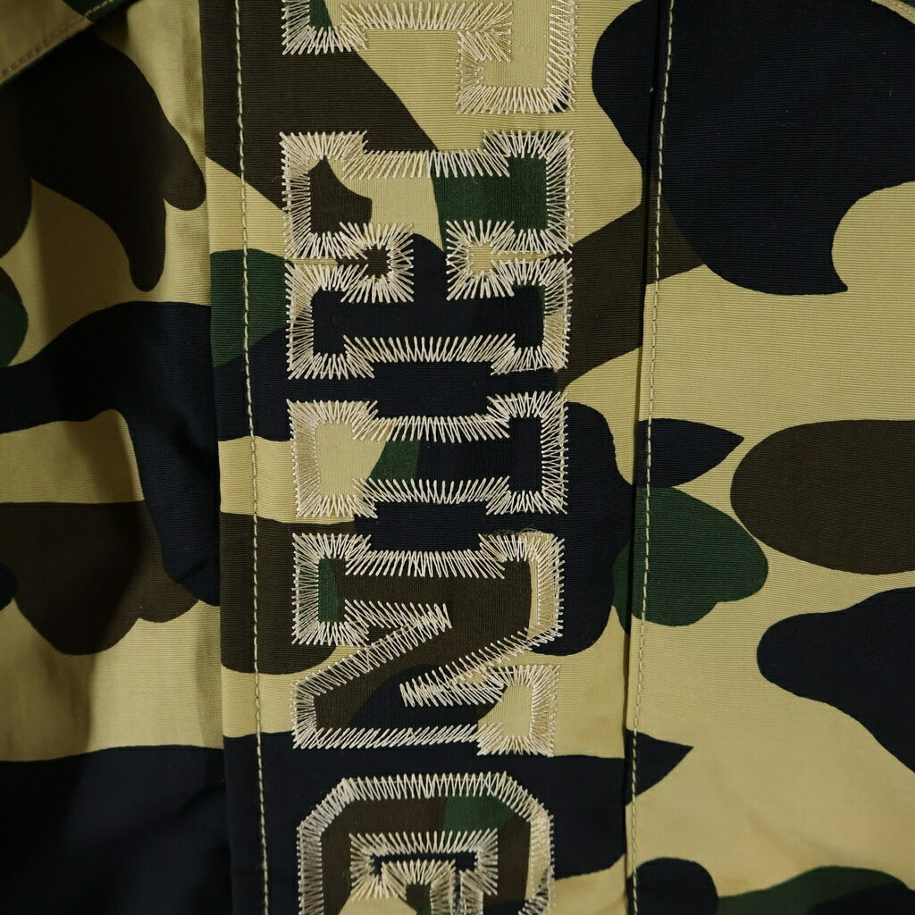 A BATHING APE(アベイシングエイプ) 1ST CAMO SNOWBOARD JACKET 1stイエローカモ スノーボードジャケット マウンテンパーカー イエロー/グリーン/ブラック