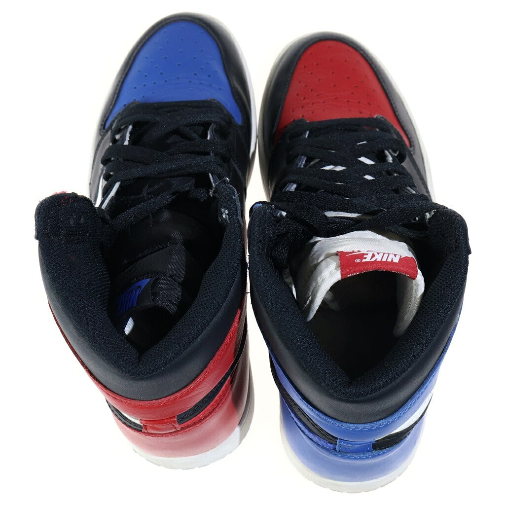 NIKE(ナイキ) AIR JORDAN 1 RETRO HIGH OG TOP 3 555088‐026 エアジョーダン1 トップ ハイカットスニーカー ブラック/レッド/ブルー US9/27cm 555088-026