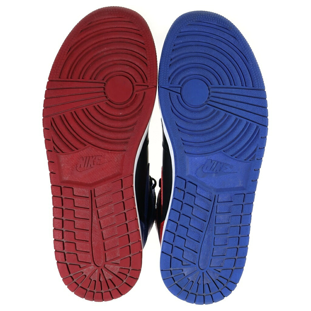 NIKE(ナイキ) AIR JORDAN 1 RETRO HIGH OG TOP 3 555088‐026 エアジョーダン1 トップ ハイカットスニーカー ブラック/レッド/ブルー US9/27cm 555088-026
