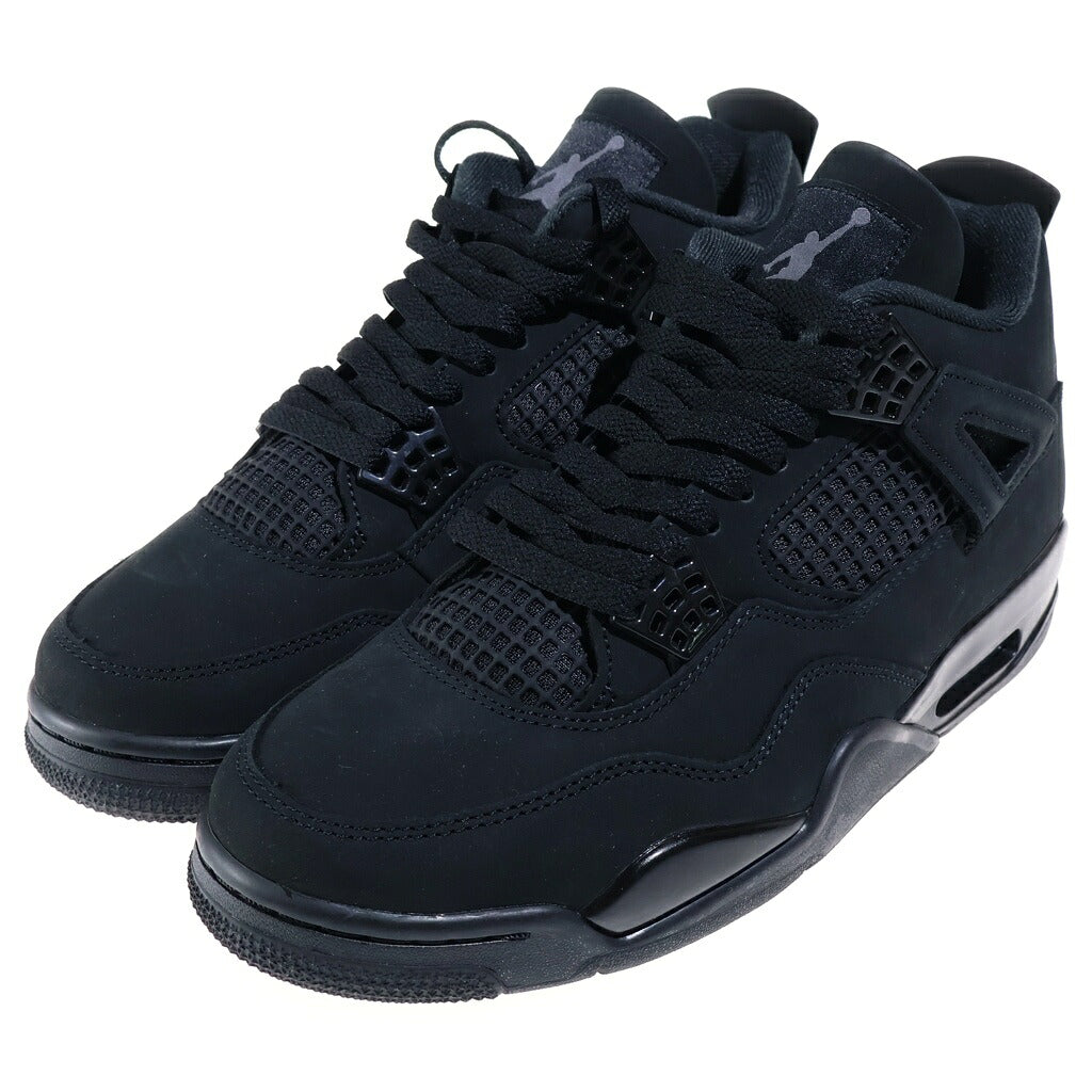 NIKE(ナイキ) AIR JORDAN 4 BLACK CAT エアジョーダン4 ブラックキャット ハイカットスニーカー ブラック US8.5/26.5cm FV5029-010