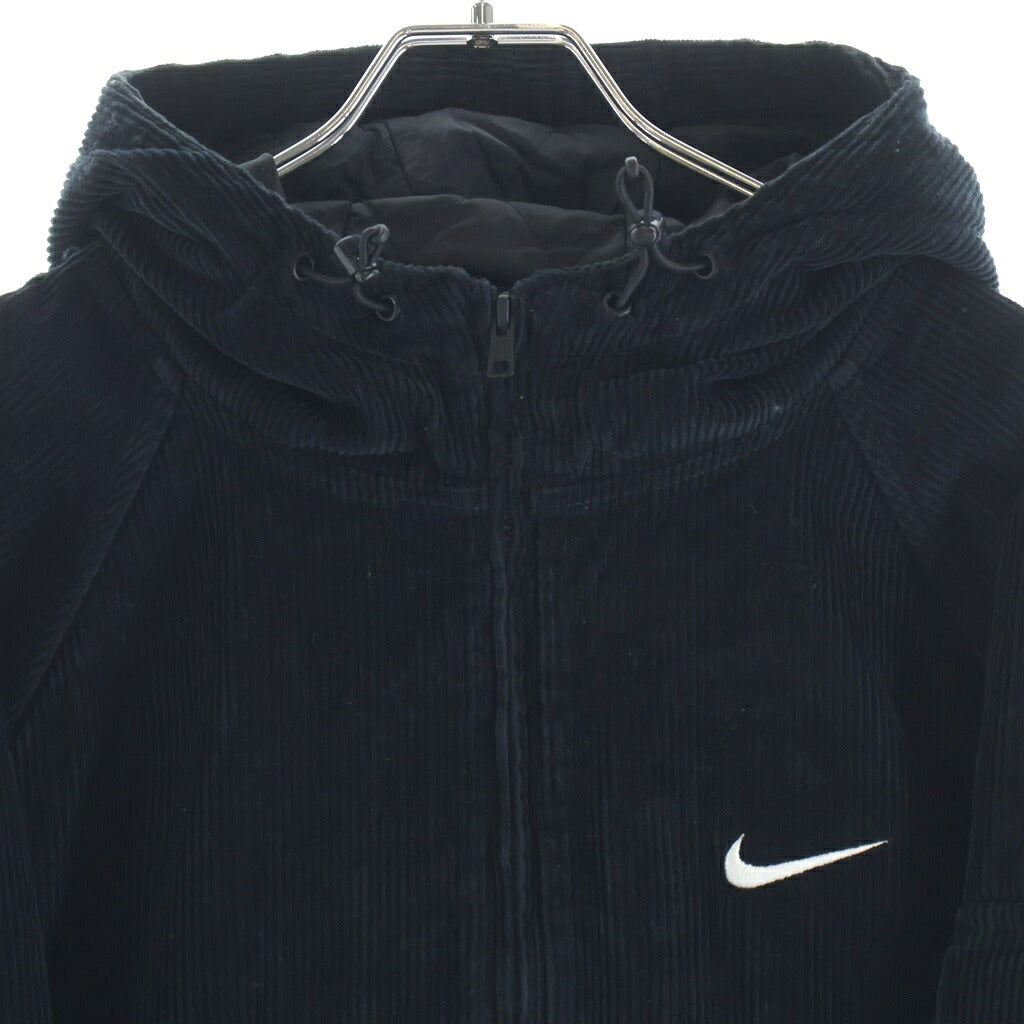 SUPREME(シュプリーム) 22SS ×NIKE Arc Corduroy Hooded Jacket ナイキ アーチロゴ コーデュロイ フーデッド ジャケット ブラック DM1772-010