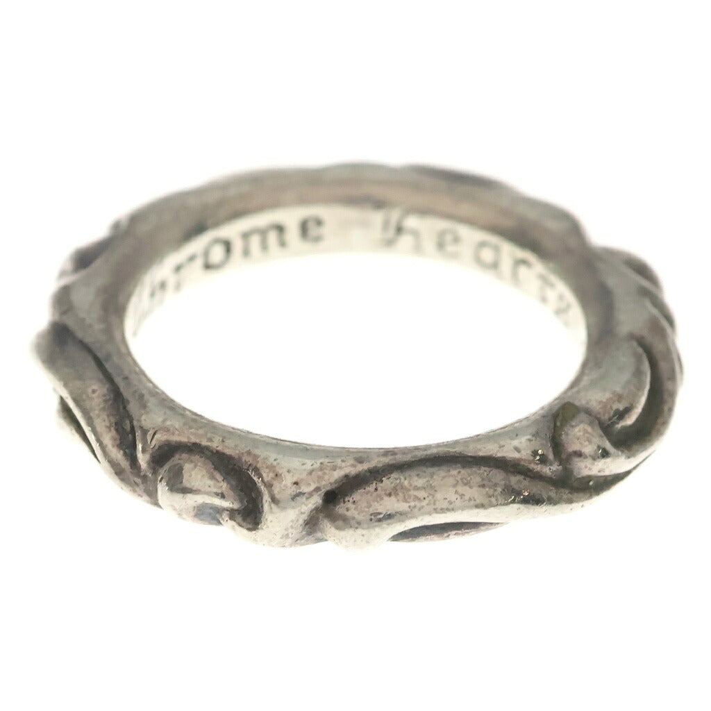 CHROME HEARTS(クロムハーツ) SCRL BAND スクロールバンド リング シルバー BCA351