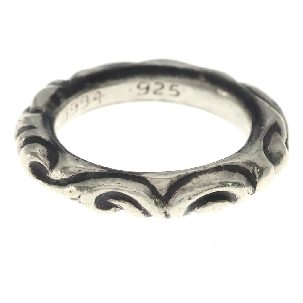 CHROME HEARTS(クロムハーツ) SCRL BAND スクロールバンド リング シルバー BCA351