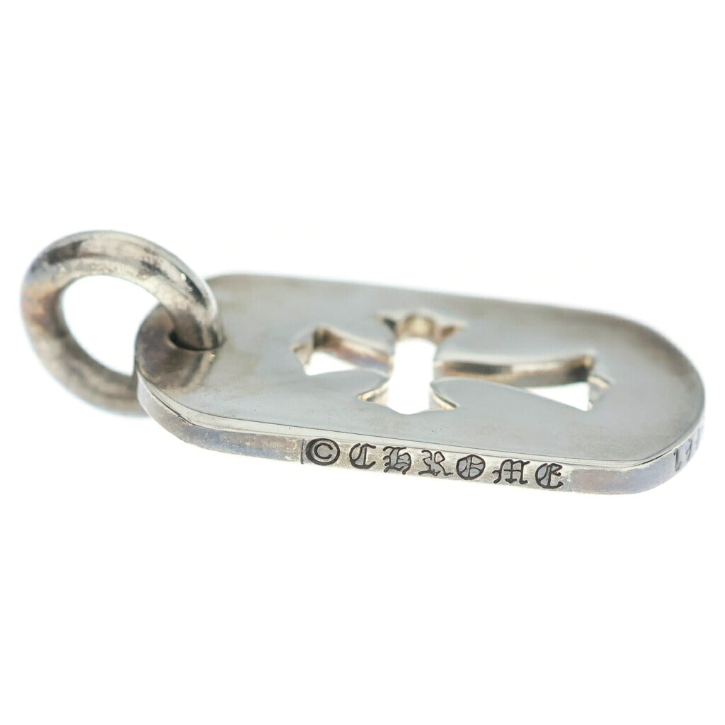 CHROME HEARTS(クロムハーツ) D TAG SML CO CRS カットアウトクロスドッグタグ スモール ペンダントトップ シルバー BCA242