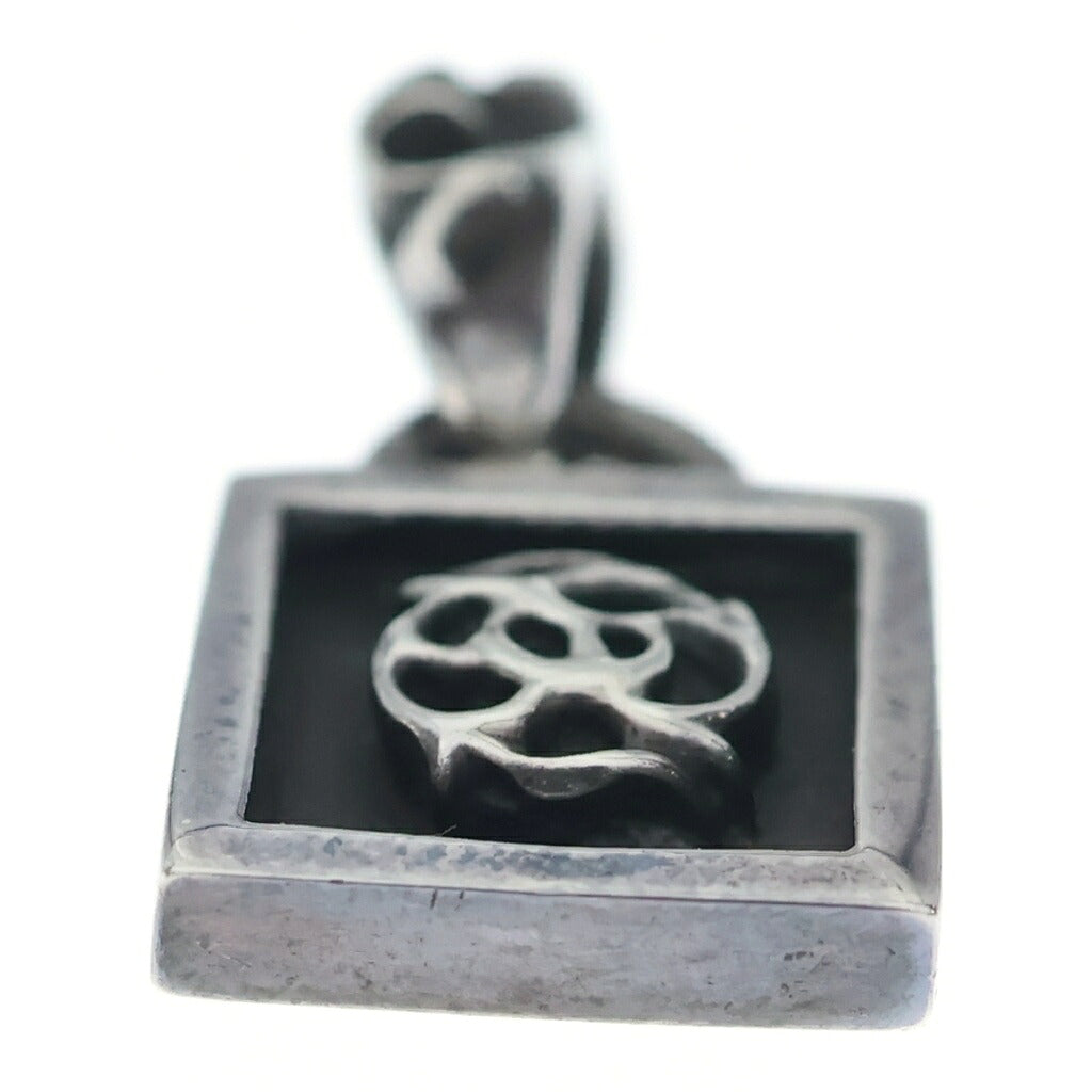 CHROME HEARTS(クロムハーツ) FRAMED FLRL フレームド フローラル ネックレス ペンダントトップ シルバー