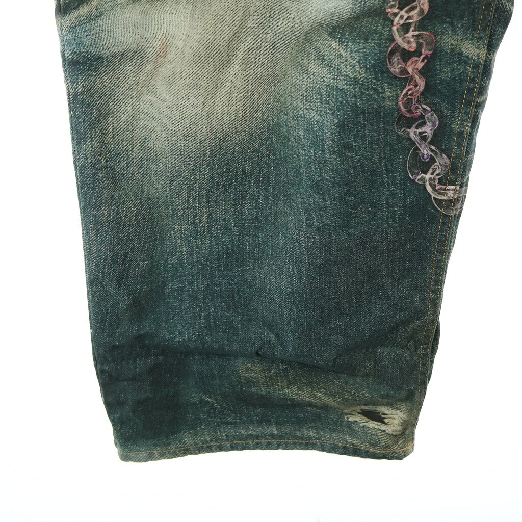 Acne Studios(アクネ ストゥディオズ) BAGGY FIT JEANS TROMPE L EIL PRINT バギーフィットジーンズ 1981F トロンプ ルイユプリント ワイドパンツ マルチ FN-WN-TROU001418