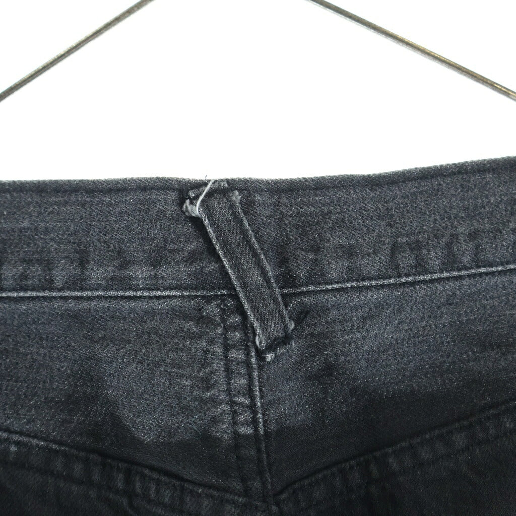 WILDSIDE YOHJI YAMAMOTO(ワイルドサイド ヨウジ ヤマモト) 24AW ×NOMA t.d GRADATION DENIM PANTS ×ノーマティーディー グラデーション デニムパンツ ブラック N38-YDE02