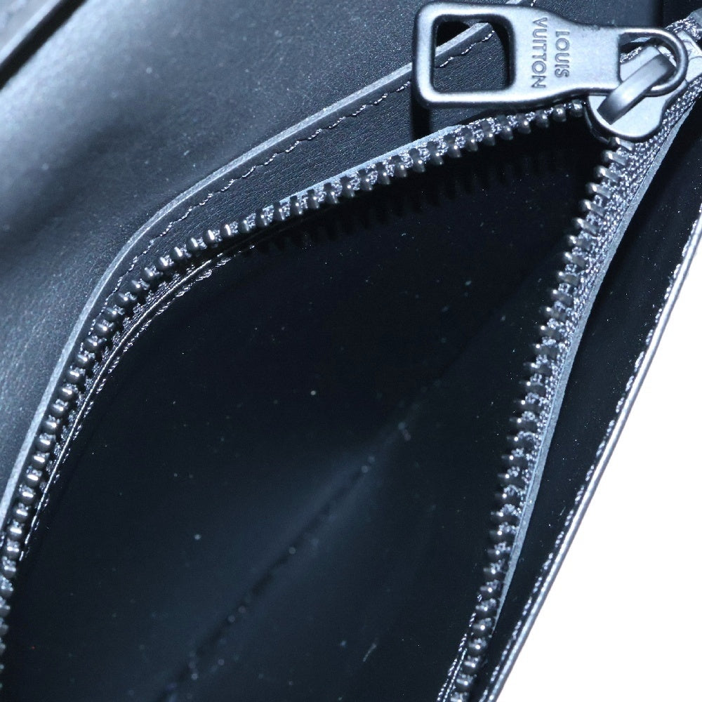 LOUIS VUITTON(ルイヴィトン) モノグラム トリヨン ポルトフォイユブラザ レザーロングウォレット 2つ折り財布 ブラック M69038