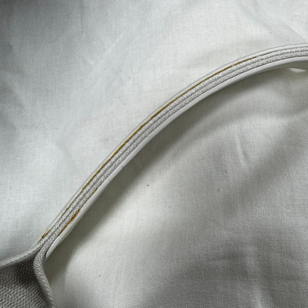 BALENCIAGA(バレンシアガ) ネイビーカバス ハンドバッグ 肩掛けバッグ レザーホワイト 339933