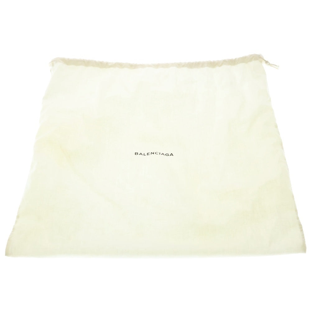 BALENCIAGA(バレンシアガ) ネイビーカバス ハンドバッグ 肩掛けバッグ レザーホワイト 339933