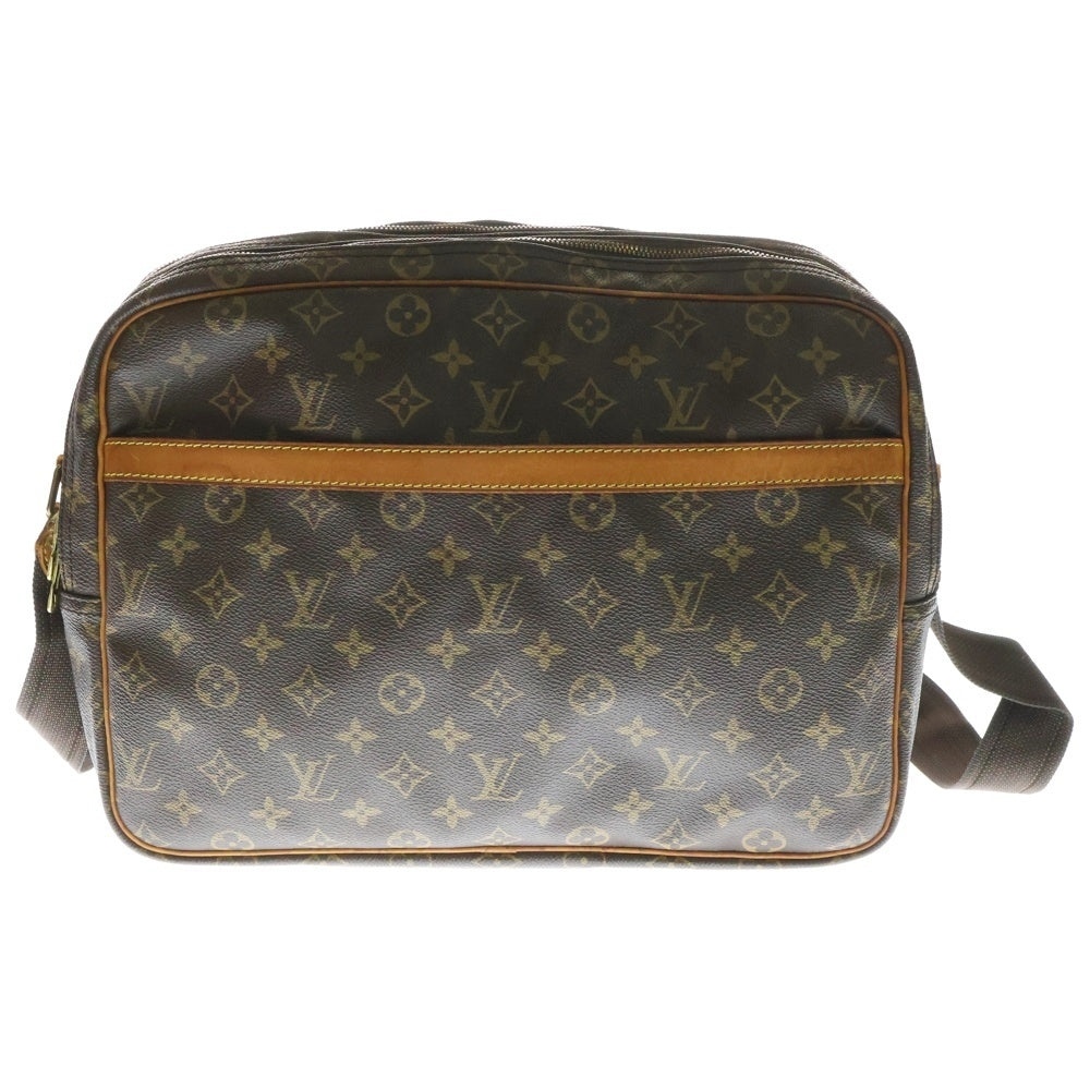 LOUIS VUITTON(ルイヴィトン) モノグラム リポーターGM M45252 ブラウン PVC ショルダーバッグ