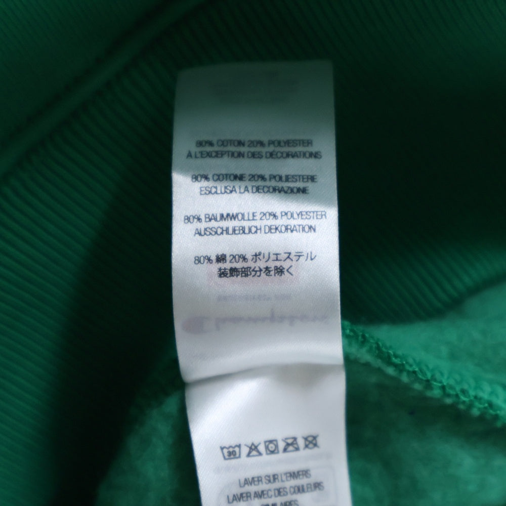 SUPREME(シュプリーム) ×24SS Champion Zip Up Hoodie フロント刺繍ロゴ ジップアップパーカー グリーン