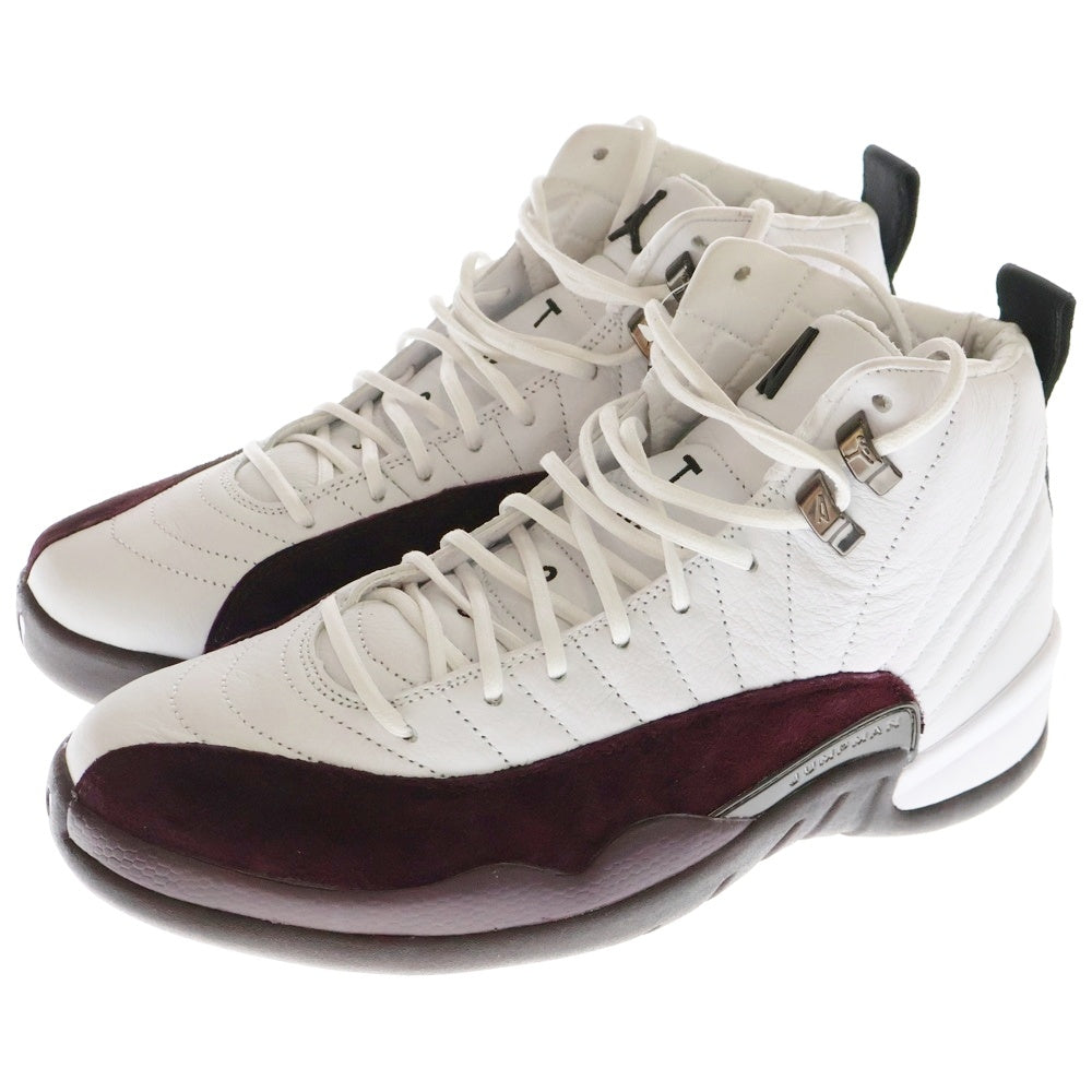 NIKE(ナイキ) ×Ma Maniere WMNS AIR JORDAN12 RETRO SP DV6989-100 ウィメンズ アママニエール エアジョーダン12 ハイカットスニーカー シューズ ホワイト US10.5/27.5cm