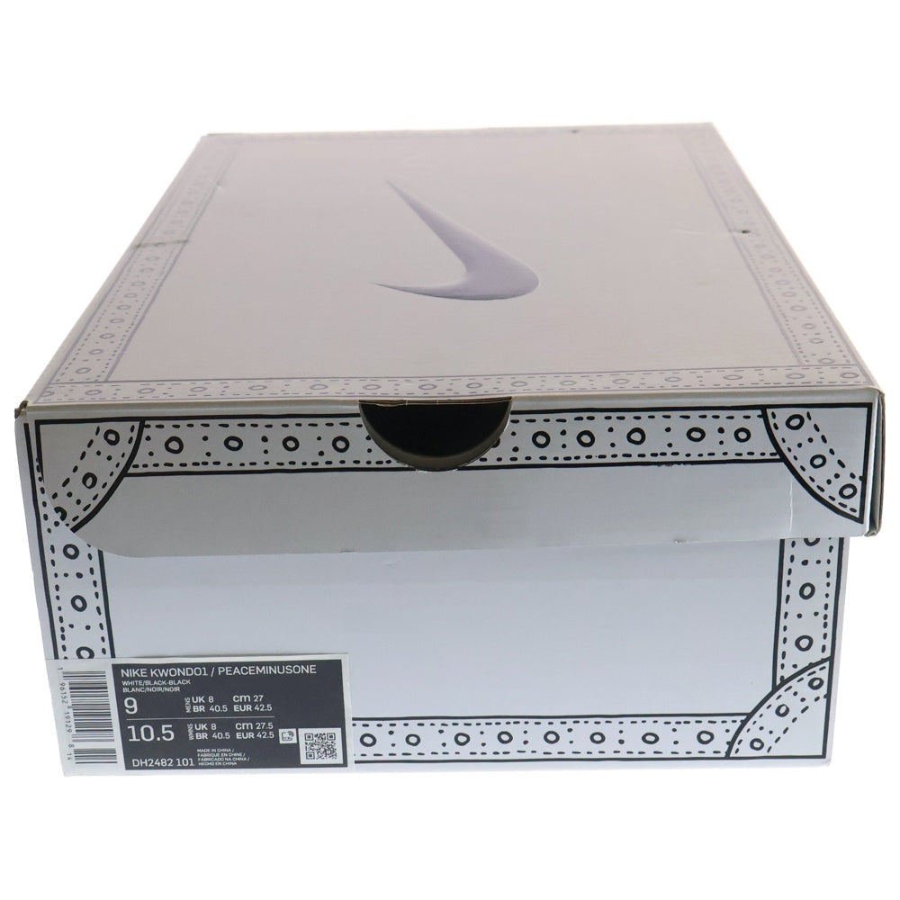 NIKE(ナイキ) × PEACEMINUSONE KWONDO1 DH2482-101 ピースマイナスワン クウォンド1 ローカットスニーカー シューズ ブラック/ホワイト US9/27.0cm