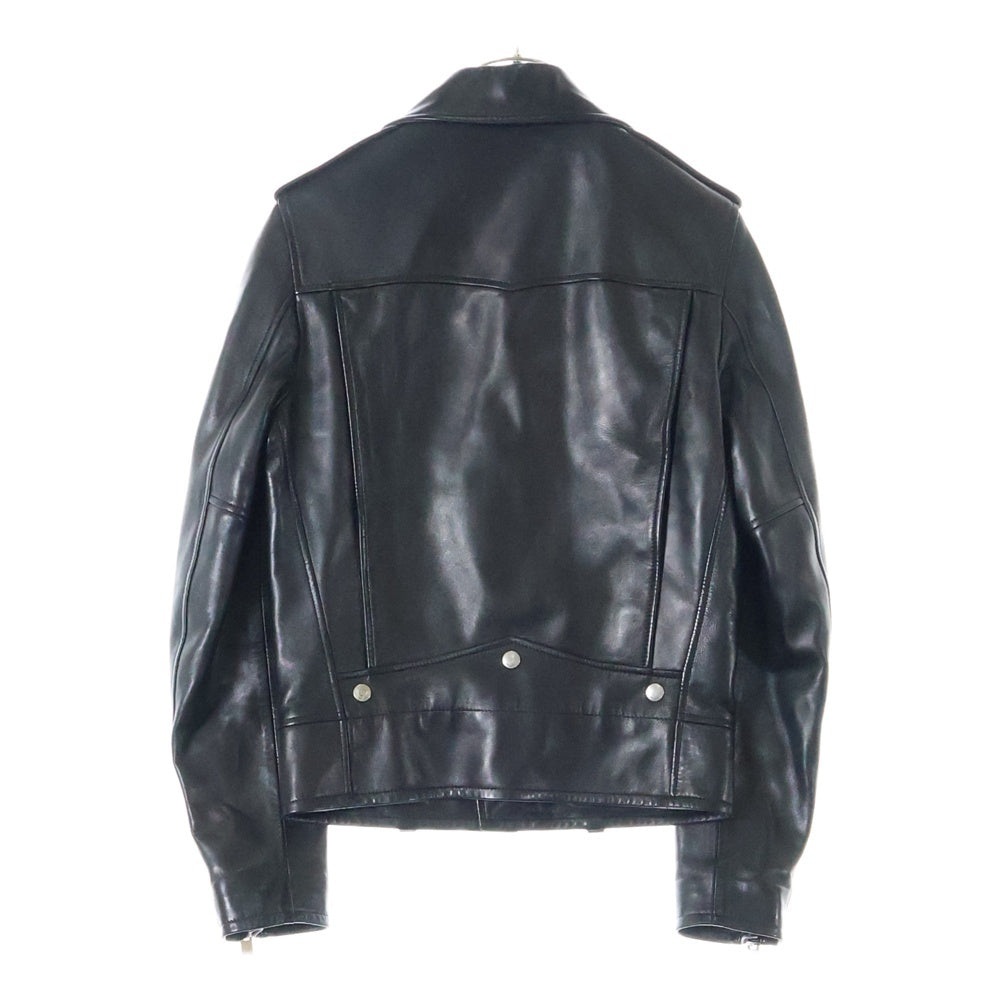 SAINT LAURENT PARIS(サンローランパリ) CLASSIC MOTORCYCLE JACKET L01 クラシックモーターサイクル ライダースジャケット ラムレザージャケット ブラック 397290 Y5YA1