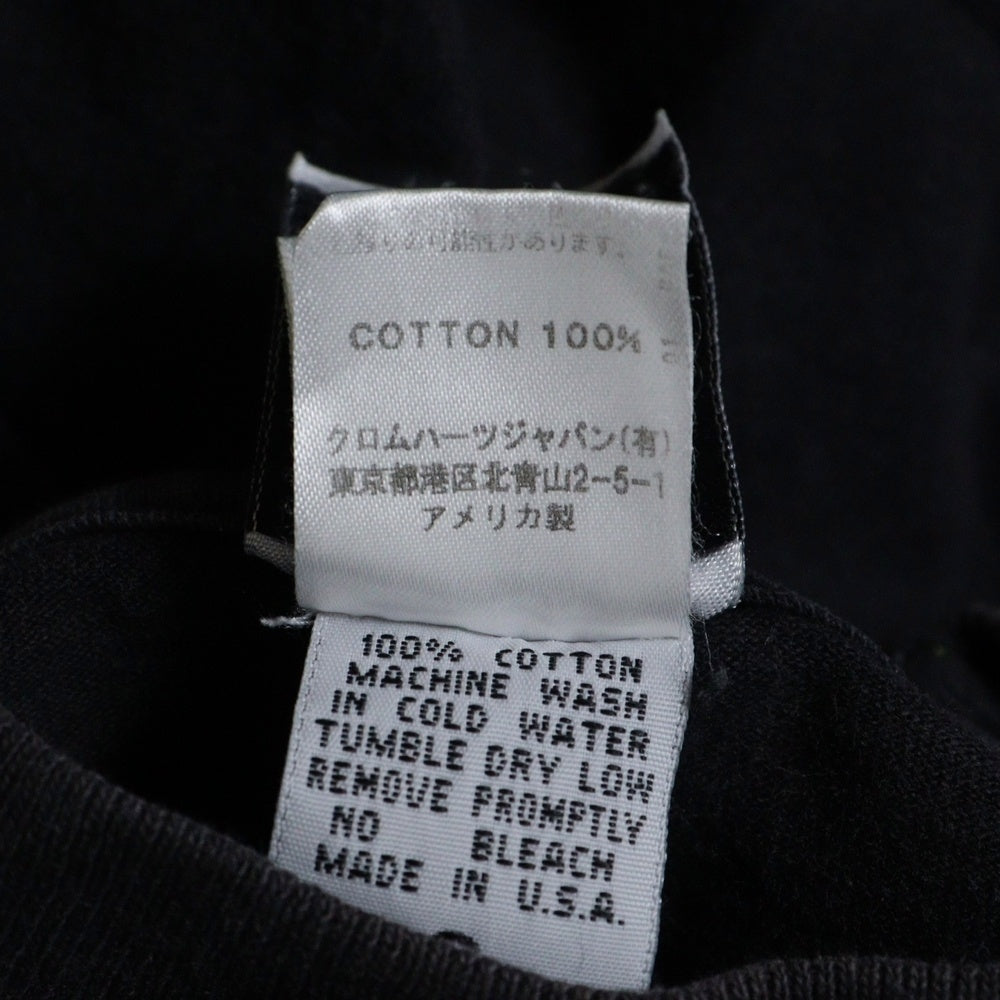 CHROME HEARTS(クロムハーツ) OLD Scroll Label オールド バックスクロールラベル クルーネック 半袖Tシャツ カットソー ブラック