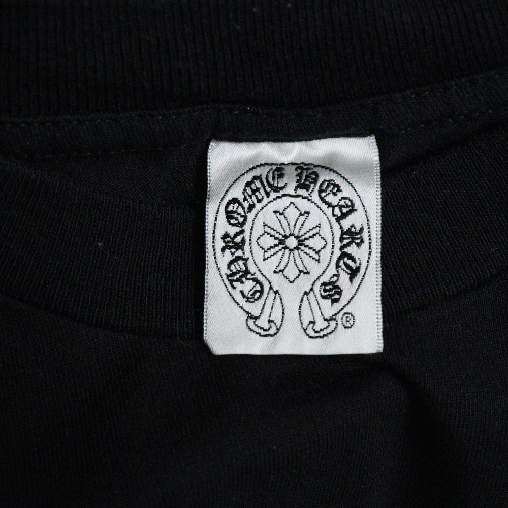 CHROME HEARTS(クロムハーツ) 東京銀座限定 胸ポケット ヴァインダガー クルーネック 半袖Tシャツ カットソー ブラック