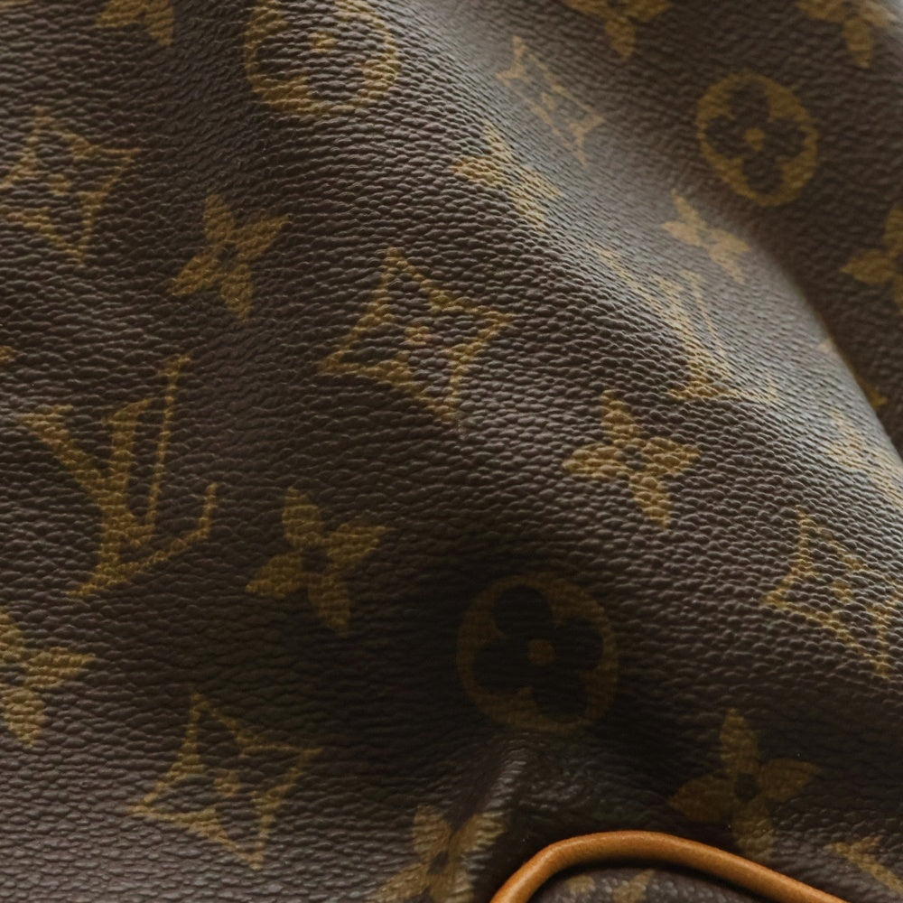 LOUIS VUITTON(ルイヴィトン) サックショッピング モノグラム PVC レザー ショルダー トートバッグ ゴールド金具 ブラウン
