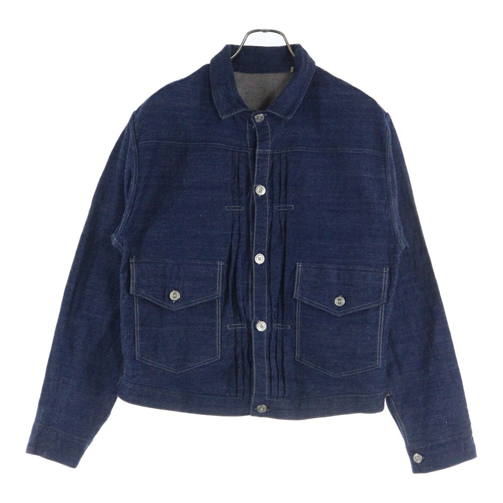 Levi's VINTAGE CLOTHING(リーバイス ビンテージ クロージング) PLEATED BLOUSE コットン デニムジャケット インディゴ PC9-A4395-0000