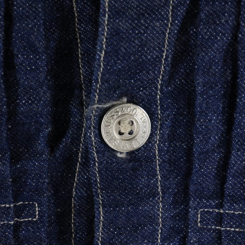 Levi's VINTAGE CLOTHING(リーバイス ビンテージ クロージング) PLEATED BLOUSE コットン デニムジャケット インディゴ PC9-A4395-0000
