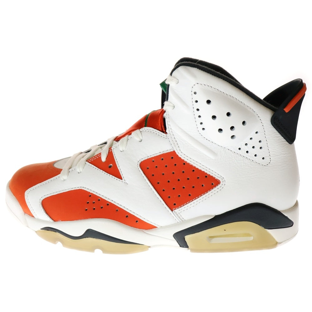 NIKE(ナイキ) AIR JORDAN 6 RETRO GATORADE エアジョーダン 6 レトロ ゲータレード ハイカットスニーカー ホワイト/オレンジ US8.5/26.5cm 384664-145