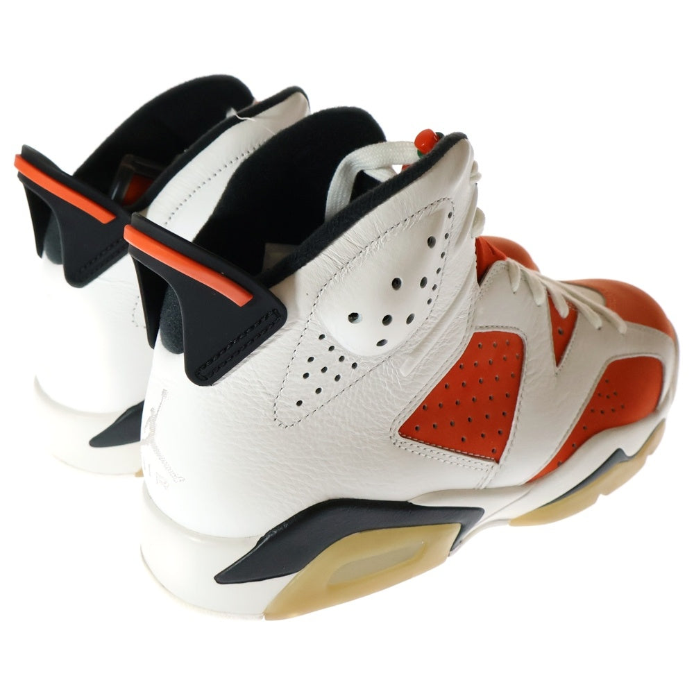 NIKE(ナイキ) AIR JORDAN 6 RETRO GATORADE エアジョーダン 6 レトロ ゲータレード ハイカットスニーカー ホワイト/オレンジ US8.5/26.5cm 384664-145