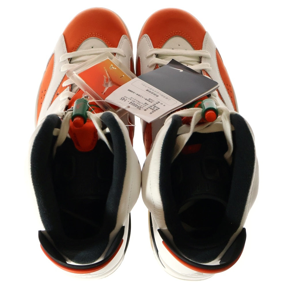 NIKE(ナイキ) AIR JORDAN 6 RETRO GATORADE エアジョーダン 6 レトロ ゲータレード ハイカットスニーカー ホワイト/オレンジ US8.5/26.5cm 384664-145