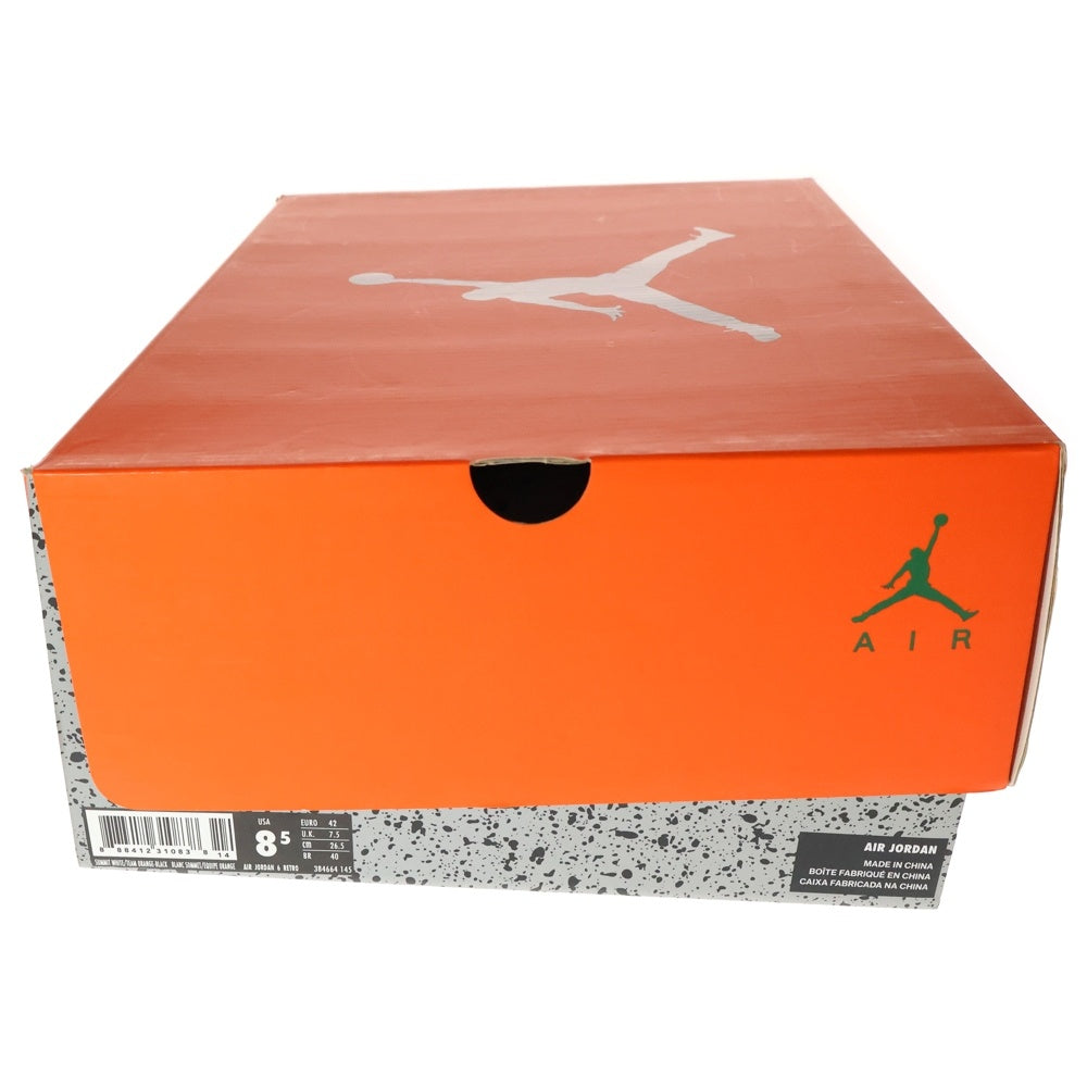 NIKE(ナイキ) AIR JORDAN 6 RETRO GATORADE エアジョーダン 6 レトロ ゲータレード ハイカットスニーカー ホワイト/オレンジ US8.5/26.5cm 384664-145