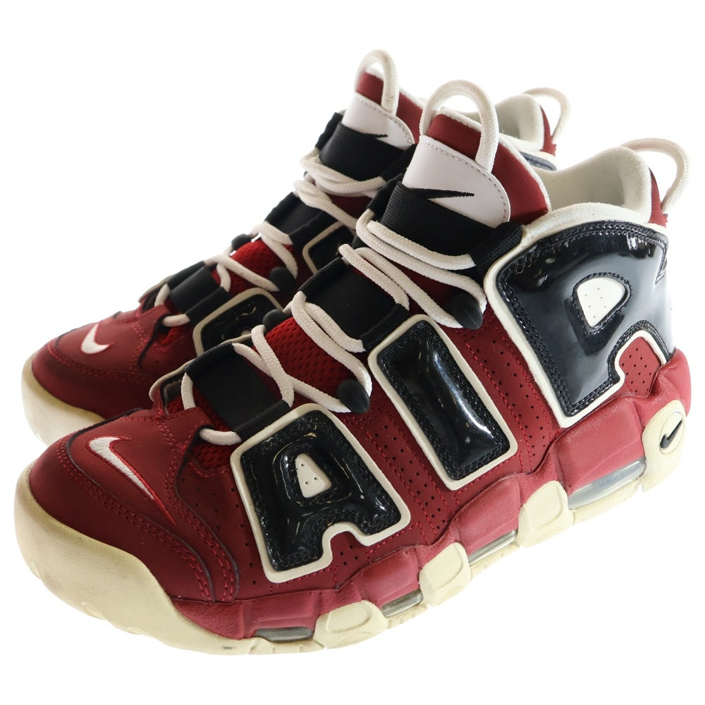 NIKE(ナイキ) AIR MORE UPTEMPO '96 エアモアアップテンポ ハイカットスニーカー レッド/ブラック US8.5/26.5cm 921948-600
