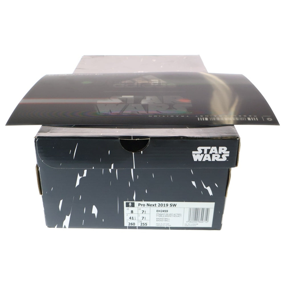 adidas(アディダス) PRO NEXT 2019 STAR WARS プロ ネクスト 2019 ハイカットスニーカー レッド US8/26.0cm EH2459
