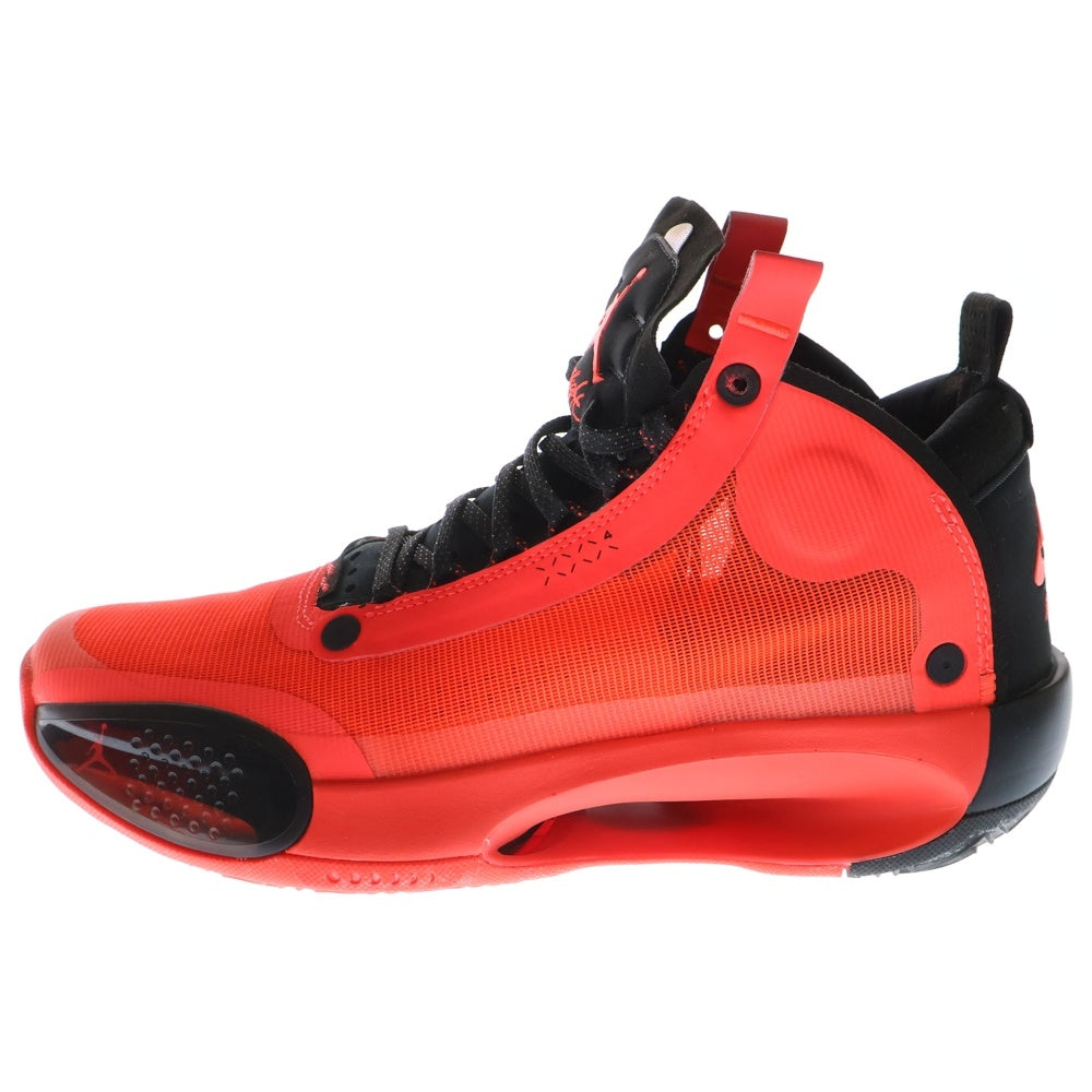 NIKE(ナイキ) AIR JORDAN 34 Infrared 23 エアジョーダン インフラレッド ハイカットスニーカー レッド/ブラック US8.5/26.5cm BQ3381-600