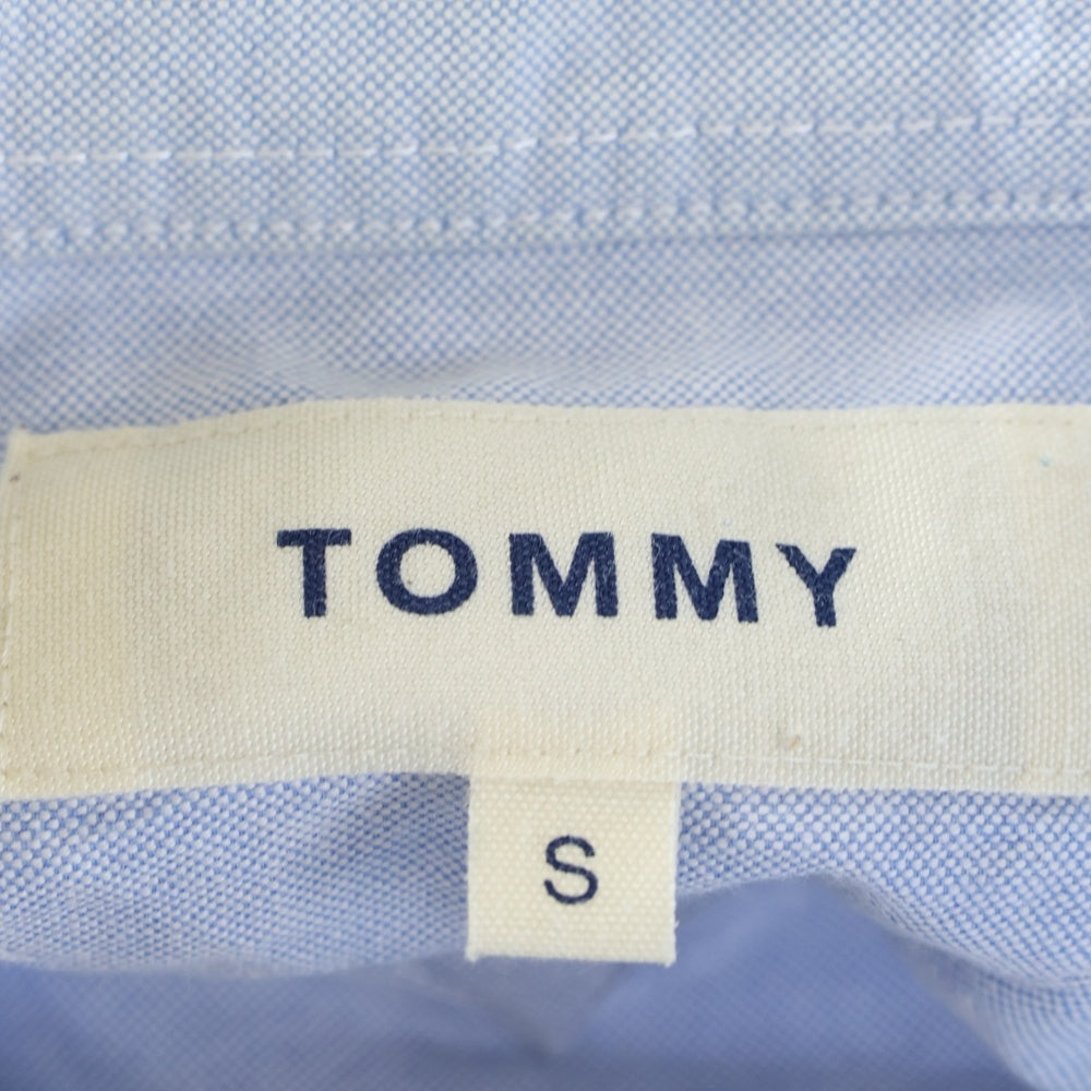 TOMMY(トミー) ロゴ総柄 長袖シャツ ブルー