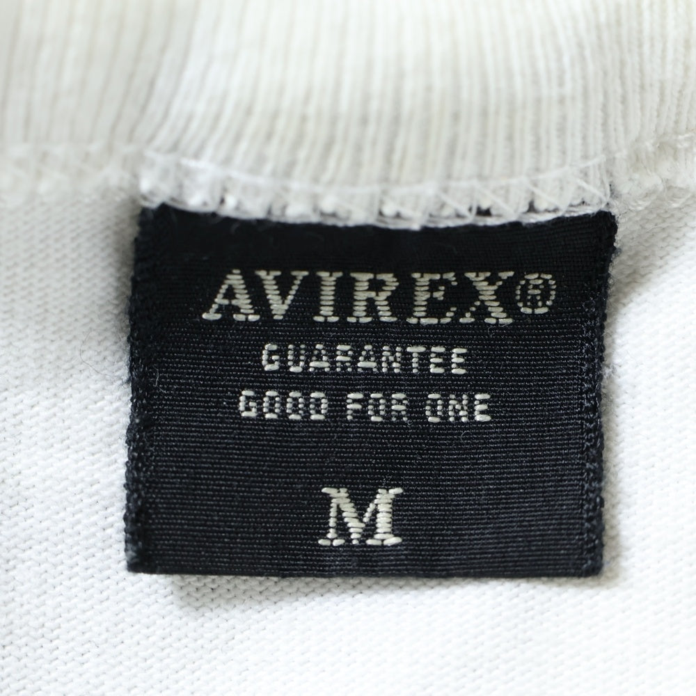 NO BRAND(ノーブランド) ロゴ刺繍 クルーネック コットン 半袖Tシャツ カットソー ホワイト