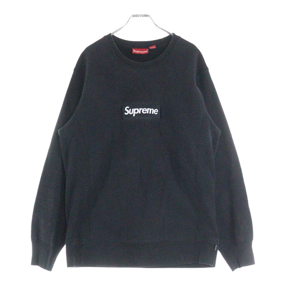 SUPREME(シュプリーム) 15AW Box Logo Crewneck Sweatshirt ボックス ロゴ クルーネック スウェット トレーナー ブラック