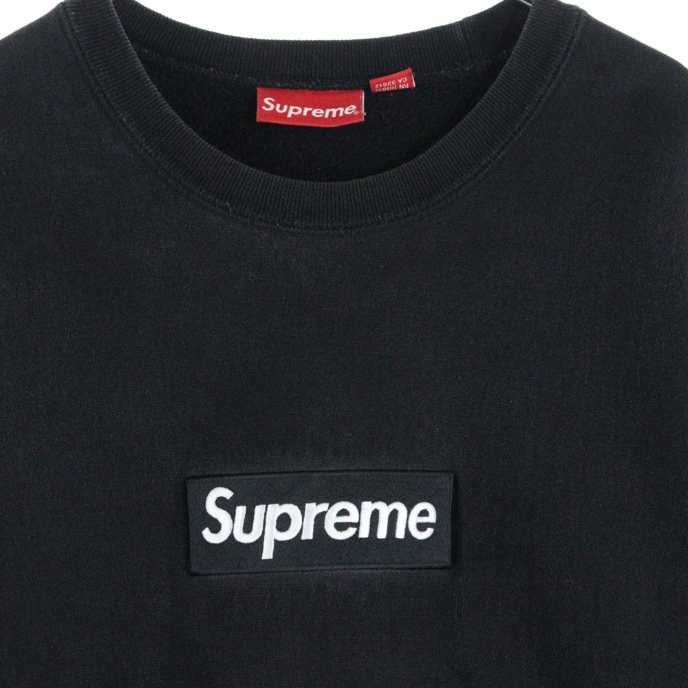 SUPREME(シュプリーム) 15AW Box Logo Crewneck Sweatshirt ボックス ロゴ クルーネック スウェット トレーナー ブラック