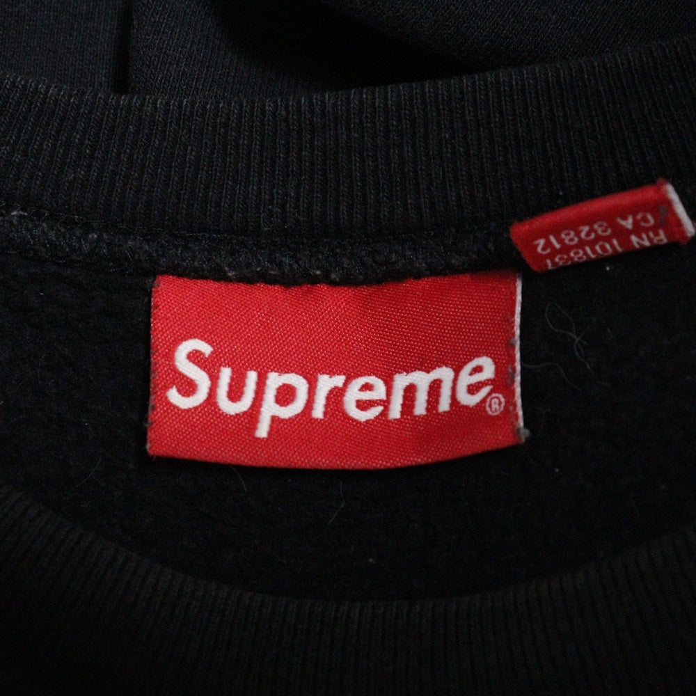 SUPREME(シュプリーム) 15AW Box Logo Crewneck Sweatshirt ボックス ロゴ クルーネック スウェット トレーナー ブラック