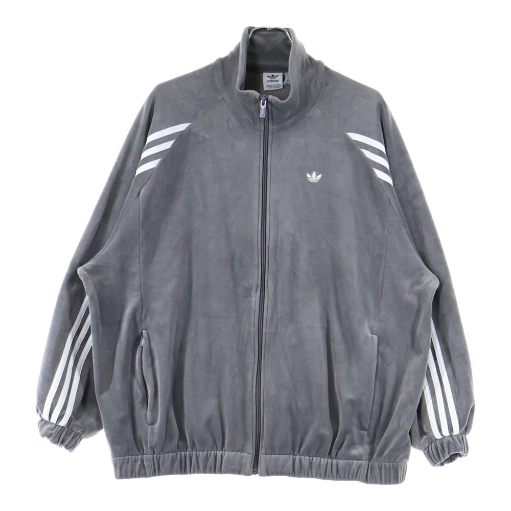 adidas(アディダス) ベルベットハイネックトラックジャケット IT9403 グレー
