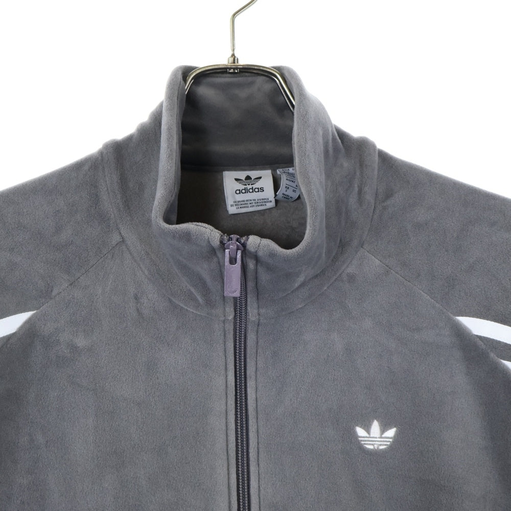 adidas(アディダス) ベルベットハイネックトラックジャケット IT9403 グレー