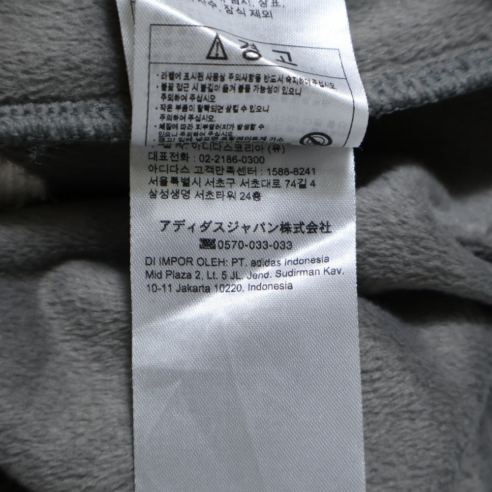 adidas(アディダス) ベルベット ルーズ トラックパンツ グレー IS4558