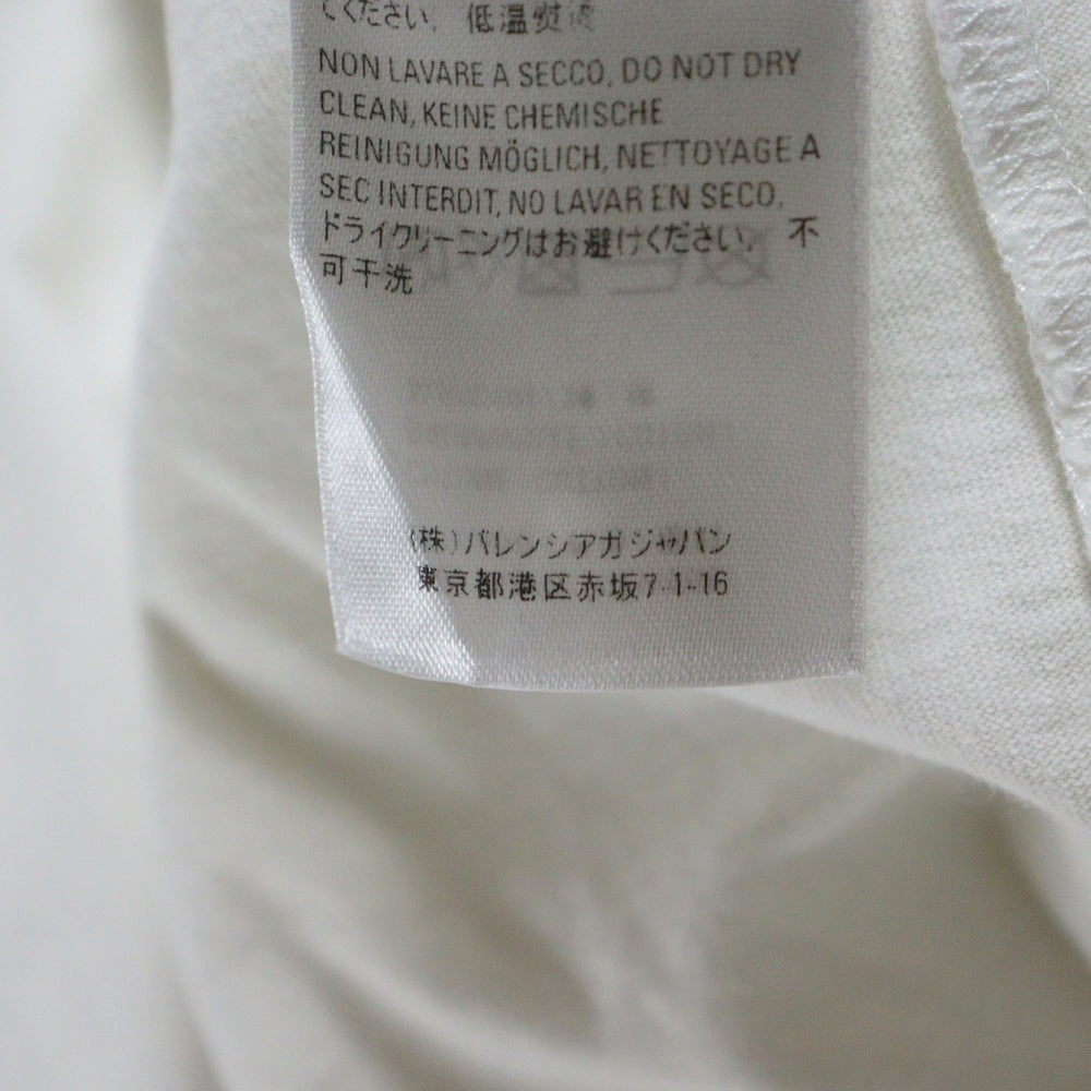 BALENCIAGA(バレンシアガ) BBロゴプリント 半袖Tシャツ カットソー 570803 ホワイト