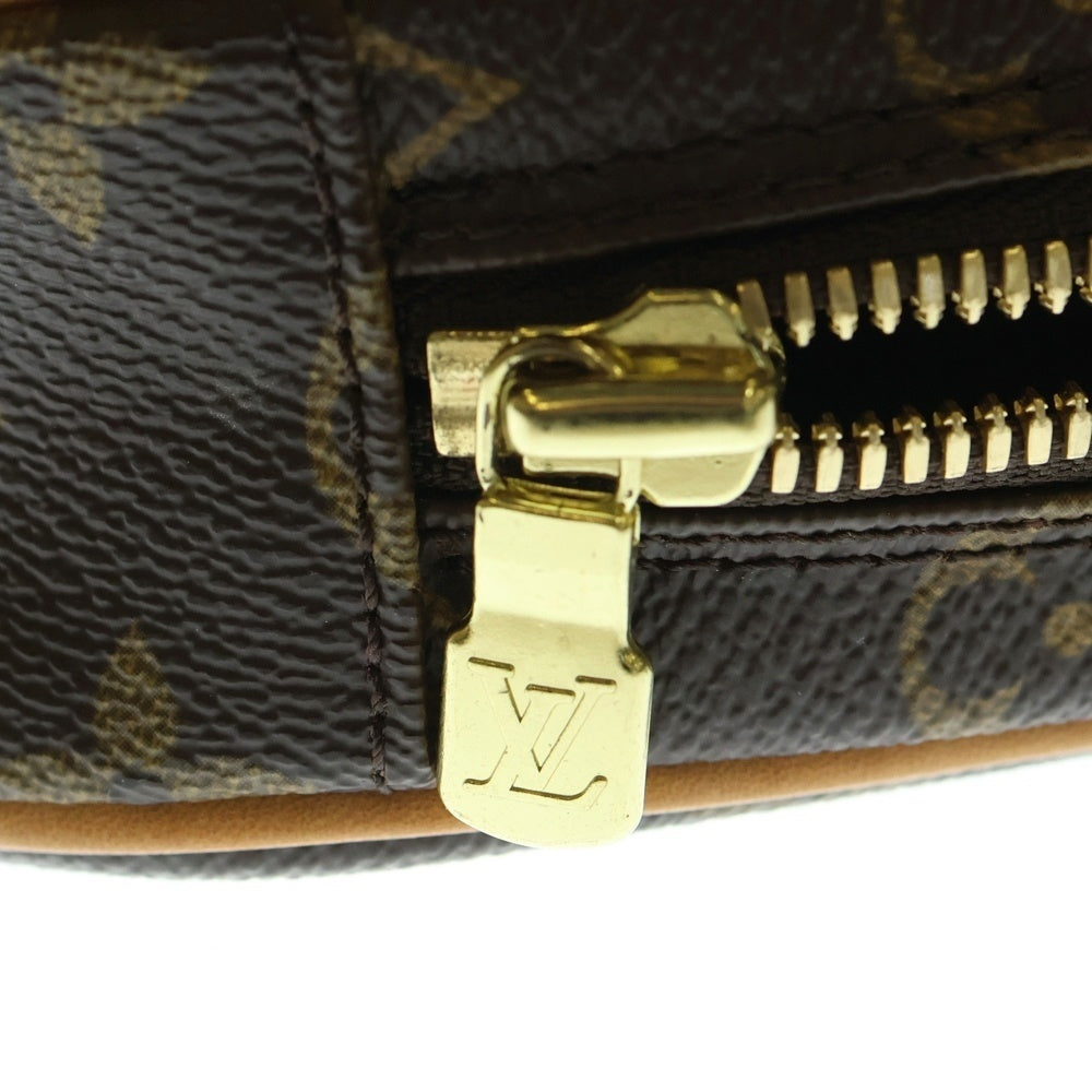 LOUIS VUITTON(ルイヴィトン) ポシェット ガンジュ モノグラム PVC レザー ショルダーバッグ ゴールド金具 ブラウン M51870