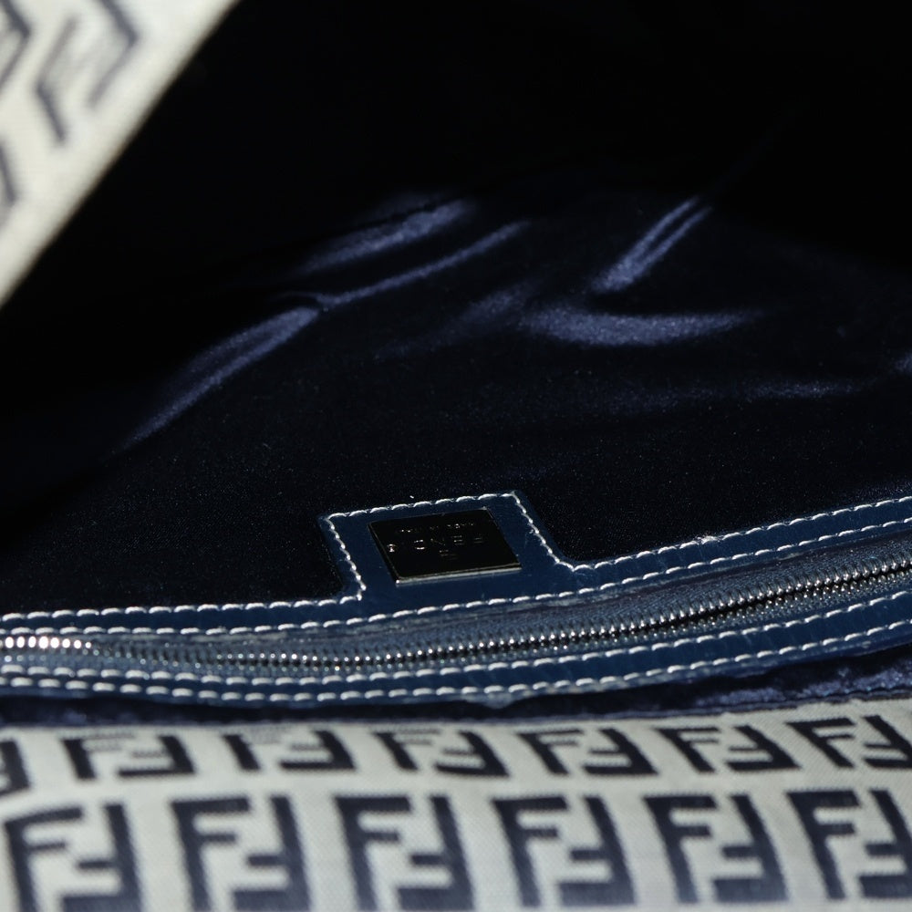 FENDI(フェンディ) ズッキーノ ハンドバッグ ワンショルダーバッグ ネイビー キャンバス