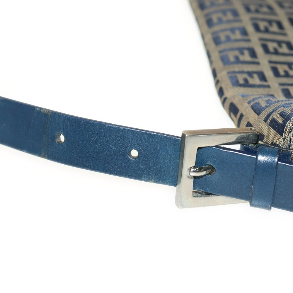 FENDI(フェンディ) ズッキーノ ハンドバッグ ワンショルダーバッグ ネイビー キャンバス